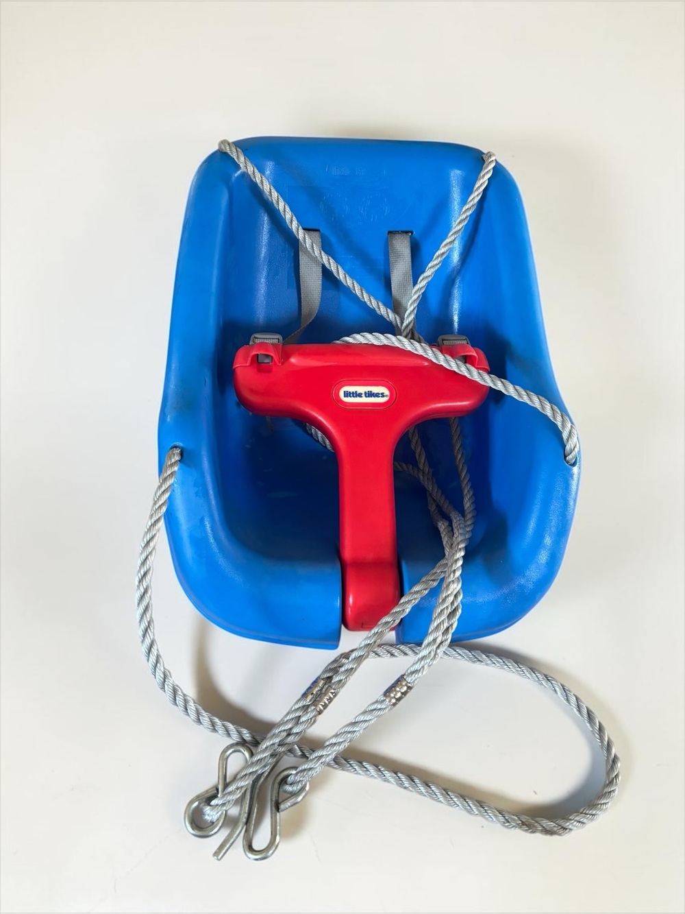 Little Tikes 2-in-1 Snug 'n Secure Baby Toddler Swing Blue Red